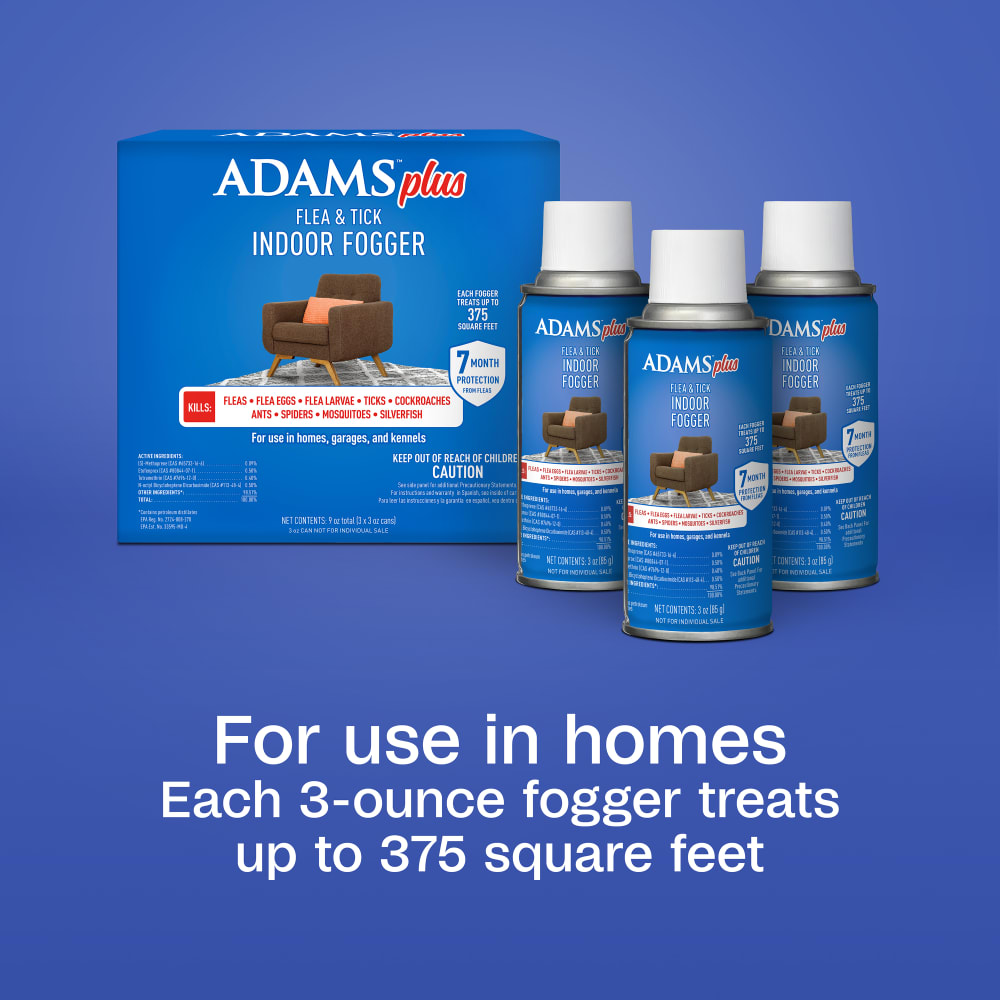 Adams Complete Indoor & Outdoor Flea Treatment System for XLarge Dogs 61–150 lbs