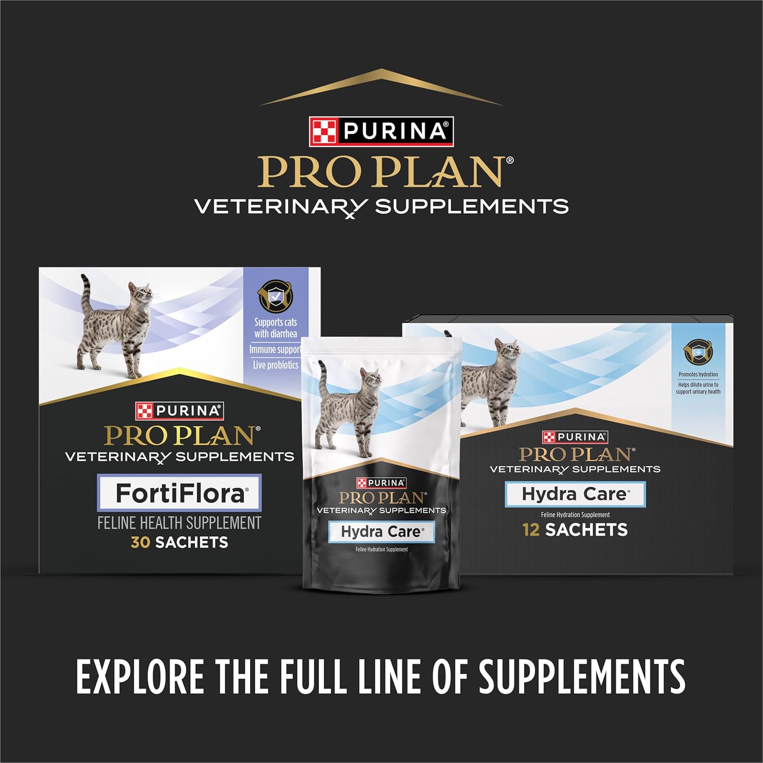 Purina Pro Plan FortiFlora Cat Probiotic – 30 Sachets | Digestive Support